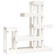 Supporto per piante | Sostegno per piante Bianco 92x25x97cm Legno Massello di Pino
