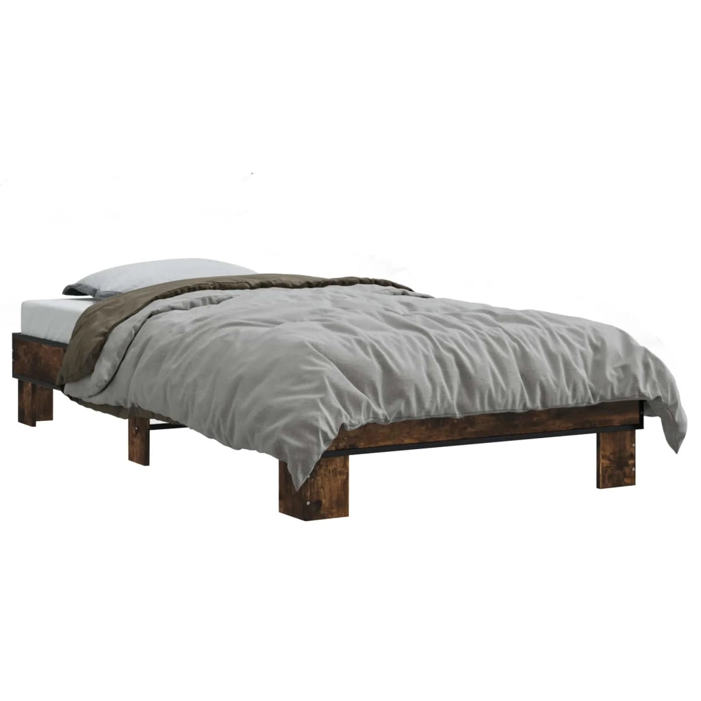Struttura del letto Rovere Fumo 80 x 200 cm 8009128