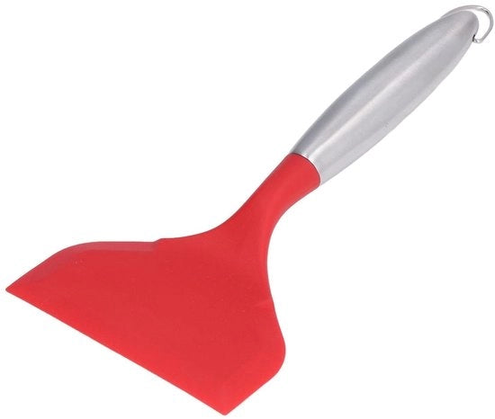 Spatola in silicone resistente al calore - Larghezza spatola - Superficie antiscivente protettiva - Manico ergonomico - Utensili da cucina - 11,6 x 26,5 cm - Spatola da cucina