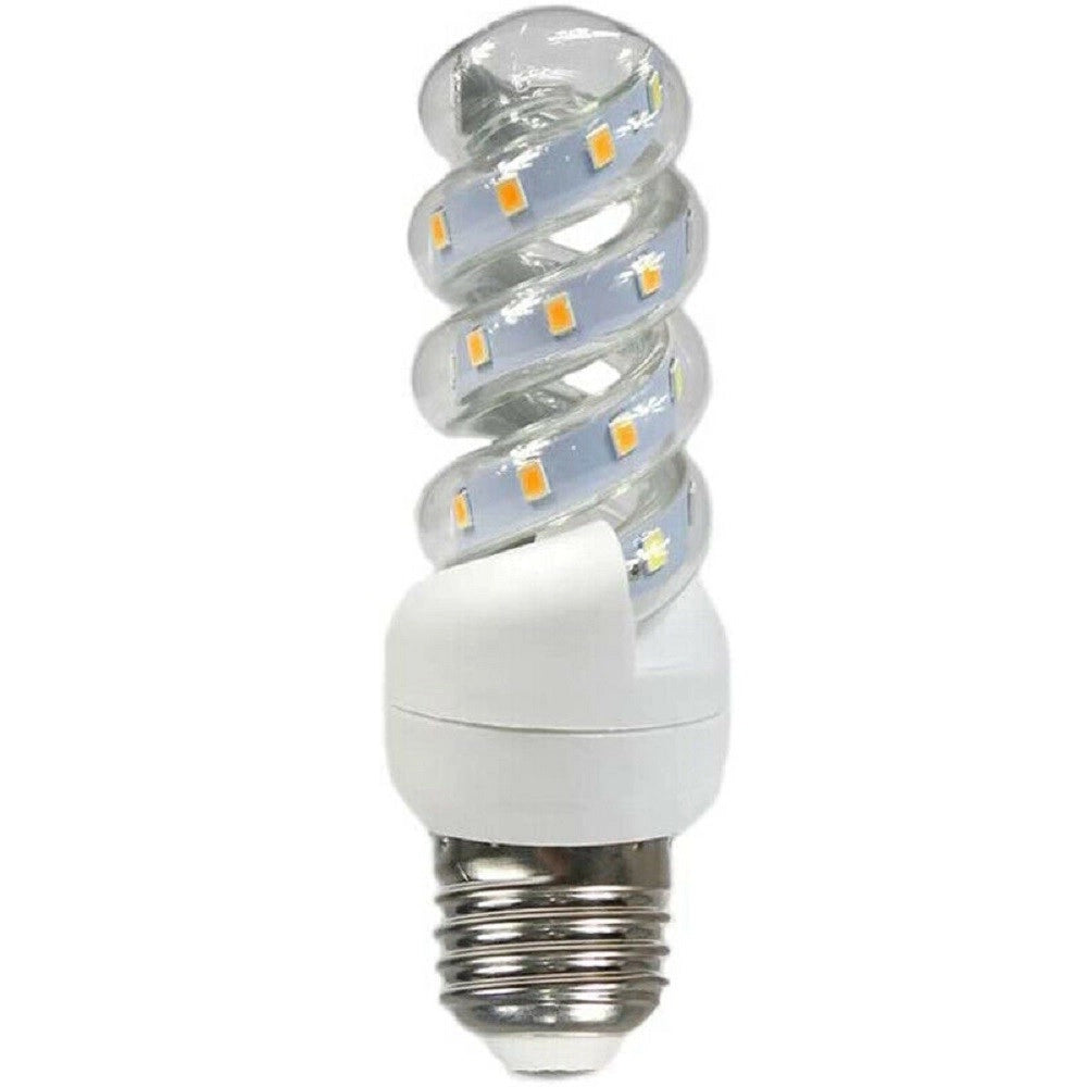 Trade Shop - Lampadina Led E27 18w Spirale Luce Calda 3000k Naturale 4000k Fredda 6500k S18w -