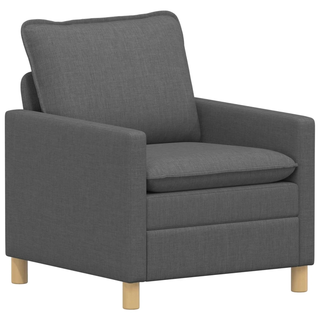 Set di divani 2 pz Grigio Scuro Tessuto 3417060