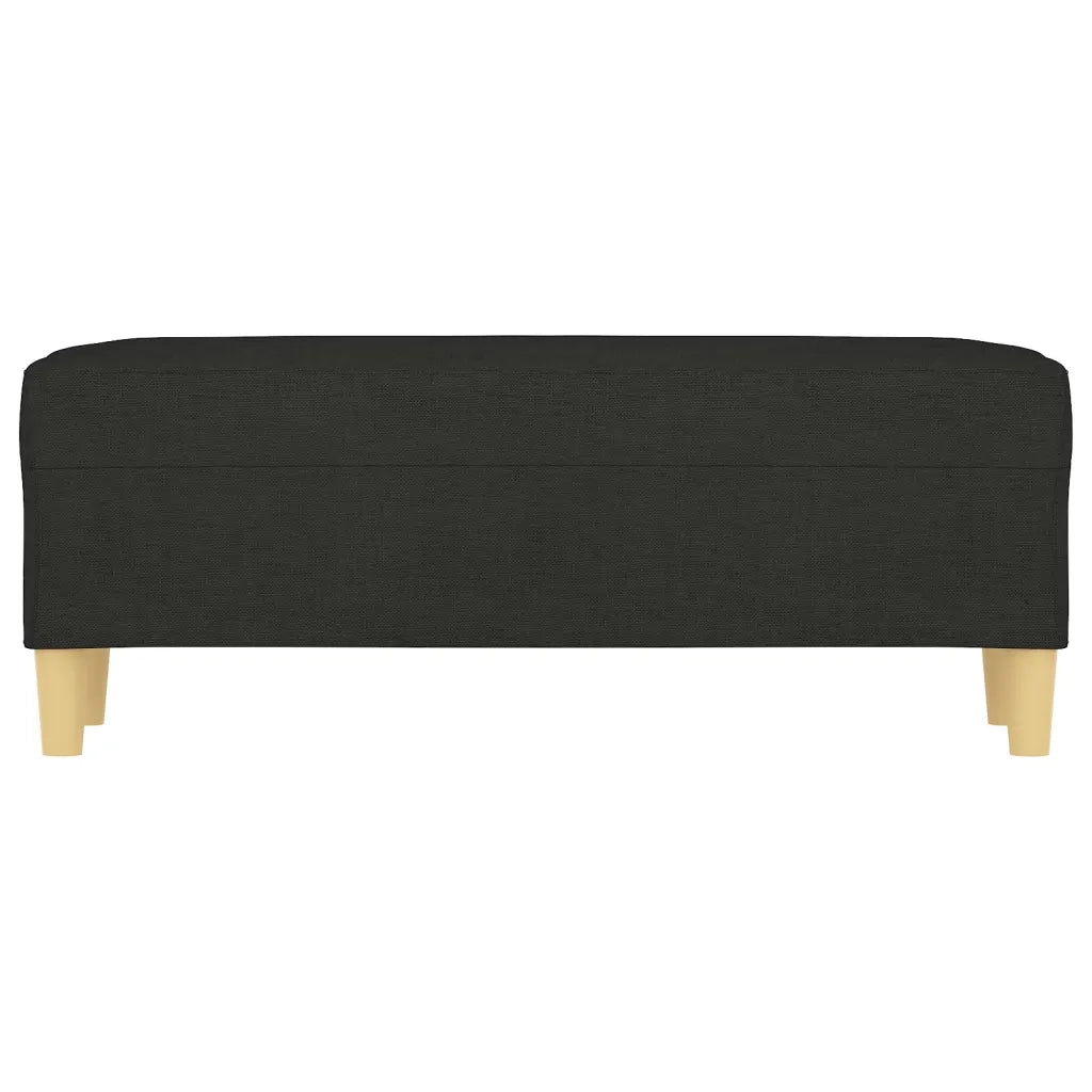 Panca Nera 100x35x41 cm in Tessuto CFW5221168