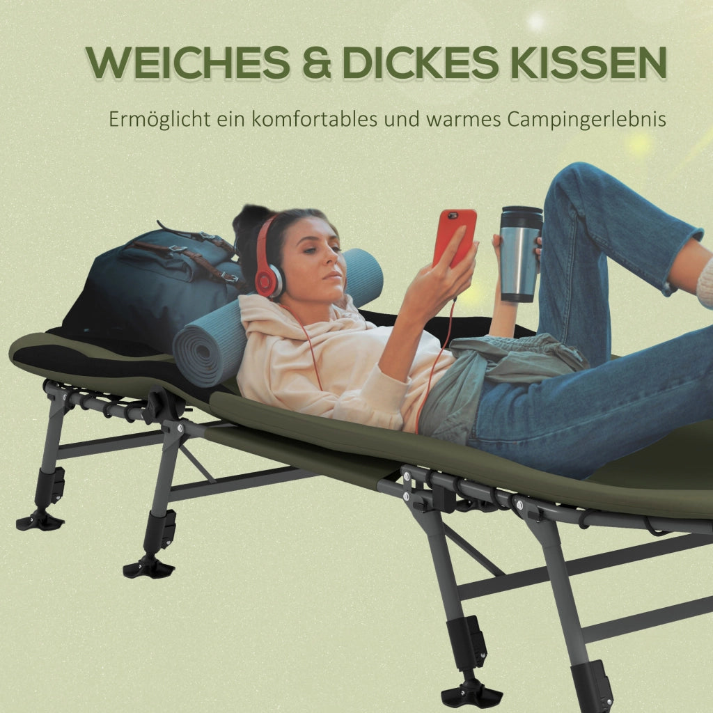 Letto da campo ¨C zephmum ¨C verde 200x85x40-55 cm