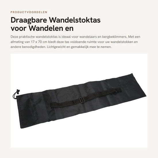 Tas da passeggio da testa - Portatile - Per escursioni - Camminata - Alpinismo - Leggero - 17x70 cm - Tasca da viaggio