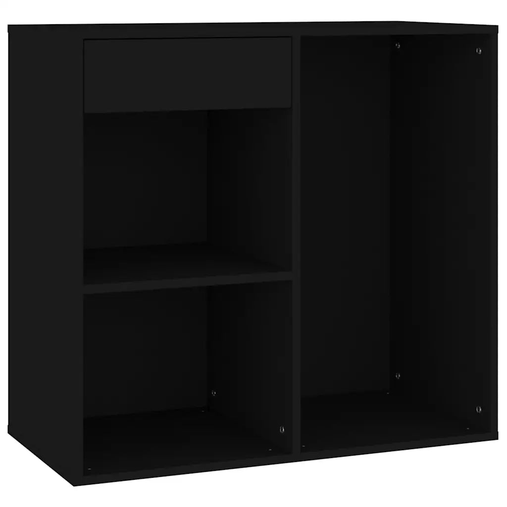 Armadietto per Cosmetici Nero 80x40x75 cm in Legno Multistrato CFW8286245