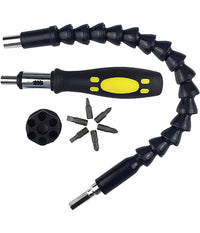 Cacciavite Con Estensione Flessibile E Con Punte Di Ricambio 8 In 1         