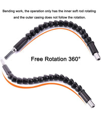 Cacciavite Con Estensione Flessibile E Con Punte Di Ricambio 8 In 1         