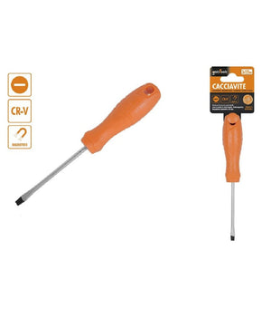 Cacciavite Giravite 3x125 Mm Con Punta Magnetica A Taglio In Acciaio Cr-v 97485         