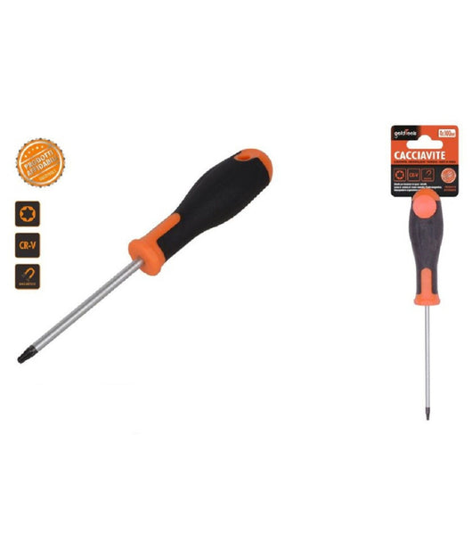 Cacciavite Giravite 4x100 Mm Con Punta Magnetica A Stella In Acciaio Cr-v 91884         
