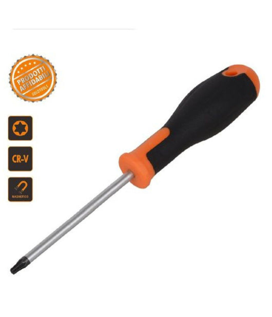 Cacciavite Giravite 4x100 Mm Con Punta Magnetica A Stella In Acciaio Cr-v 91884         