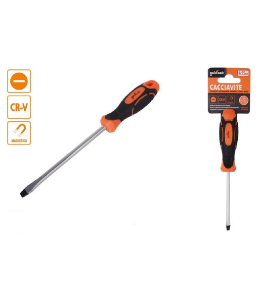Cacciavite Giravite 4x75 Mm Con Punta Magnetica A Taglio In Acciaio Cr-v 94879         