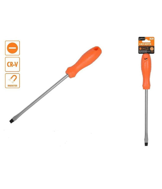 Cacciavite Giravite 6x100 Mm Con Punta Magnetica A Taglio In Acciaio Cr-v 97499         