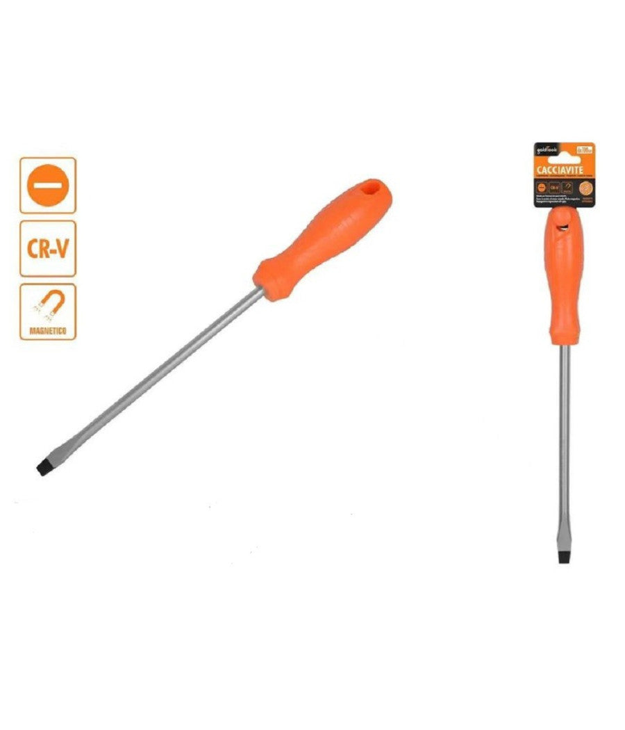 Cacciavite Giravite 6x100 Mm Con Punta Magnetica A Taglio In Acciaio Cr-v 97499         
