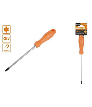 Cacciavite Giravite 6x200mm Con Punta Magnetica A Stella In Acciaio Cr-v 97519         