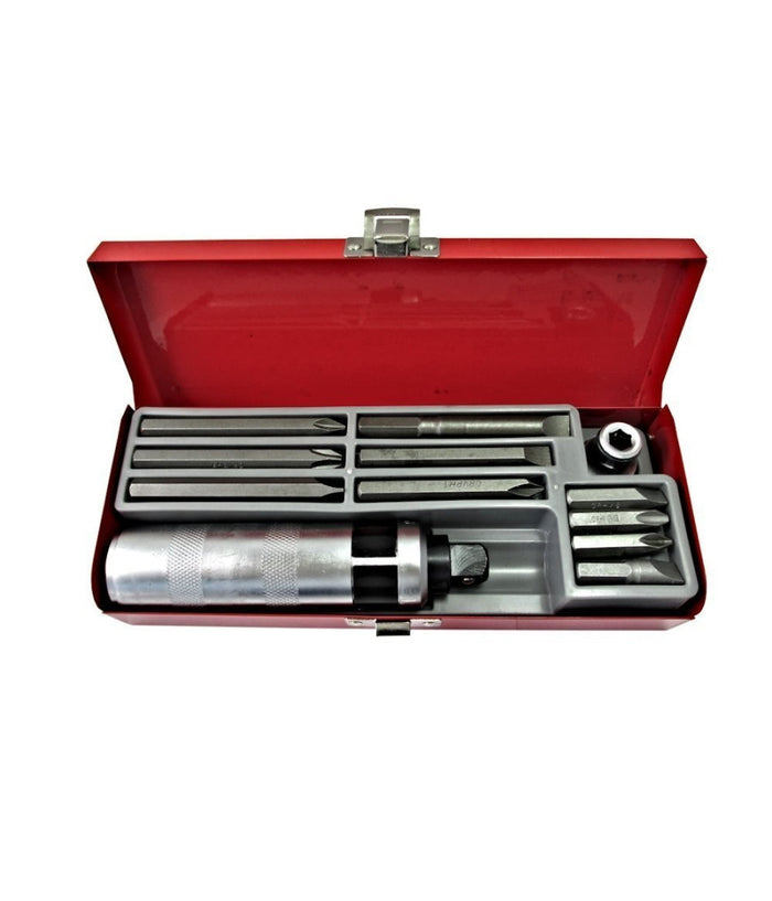 Cacciavite Giravite Ad Impatto Percussione 12 Pz Reversibile Chrome Vanadium         