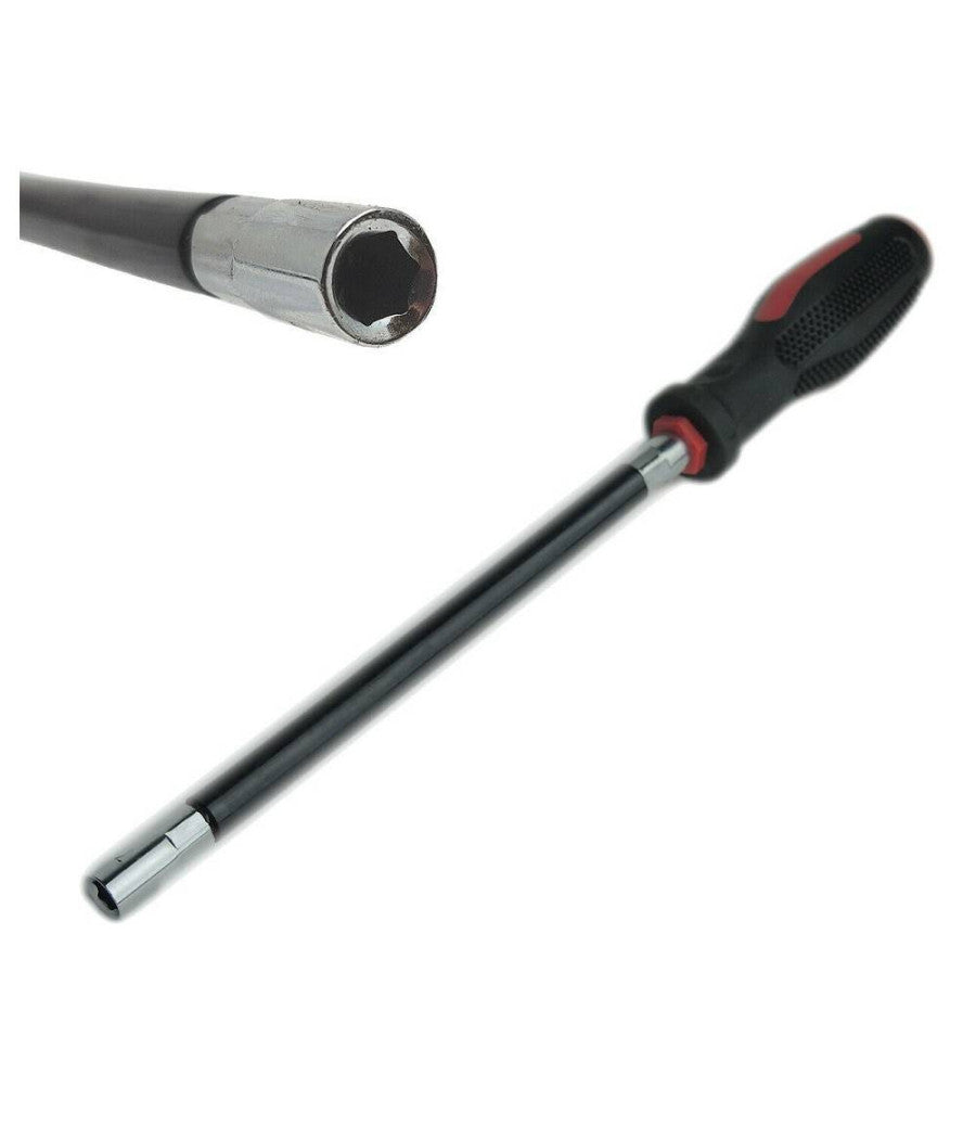Cacciavite Giravite Flessibile Da 300 Mm Femmina Esagonale 7 Mm         