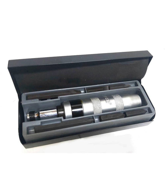 Cacciavite Giravite Impatto Percussione Punte Reversibile 7 Pezzi Art. 251207         