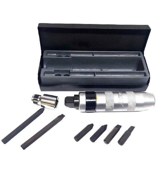 Cacciavite Giravite Impatto Percussione Punte Reversibile 7 Pezzi Art. 251207         