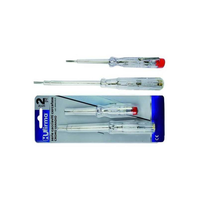 Cacciaviti Cercafase Hu-Firma 100-250V 140/190 mm 2 Pezzi