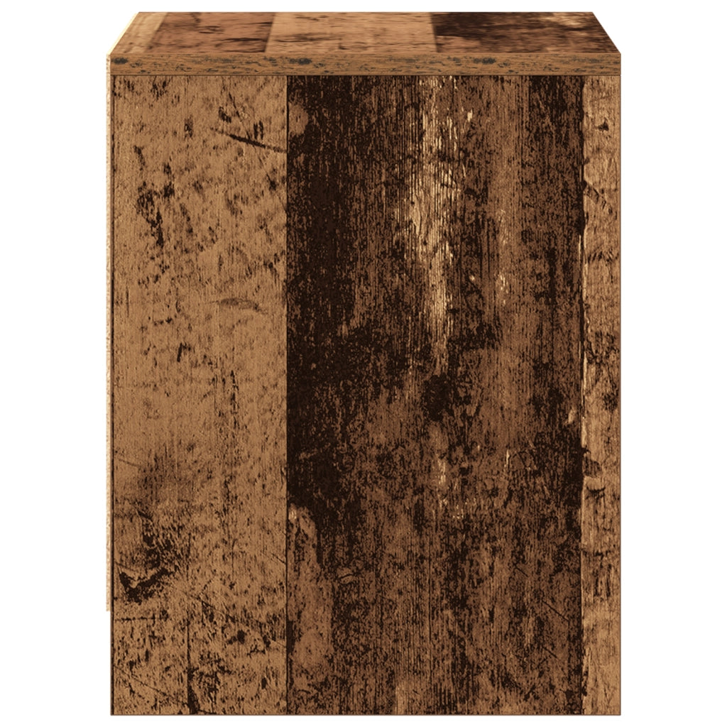 Comodino 2 pcs Legno Vecchio 45x34x44,5 cm Legno Ingegnerizzato