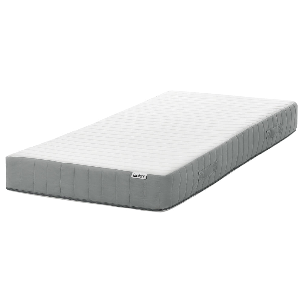 Materasso a molle insacchettate EU misura singola con maniglie imbottitura in memory foam rivestimento rimovibile 90 x 200 cm Rigidità media Design moderno trapuntato