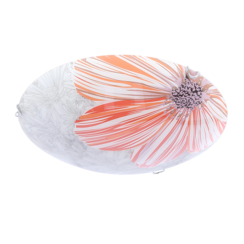 Plafoniera Candellux Spring 14-13026 cromo rossa 40cm E27