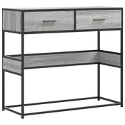 Tavolo Consolle | Tavolo d'Ingresso Rovere Sonoma 90x35x80 cm in Legno Multistrato