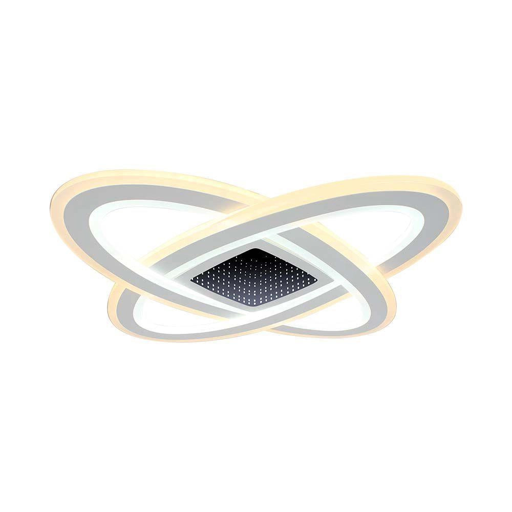Plafoniera LED dimmerabile con telecomando bianca 62cm V-TAC