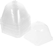 Decenne kweekcupola, cupola per piante, scarpa per protezione dal gelo, cappuccio, cupola in plastica per giardino, 10,5x10,5x8,2 cm