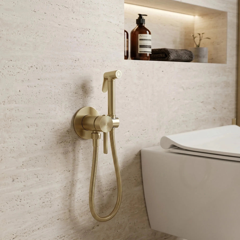 Rubinetto Bidet Rea Foster Brush Gold