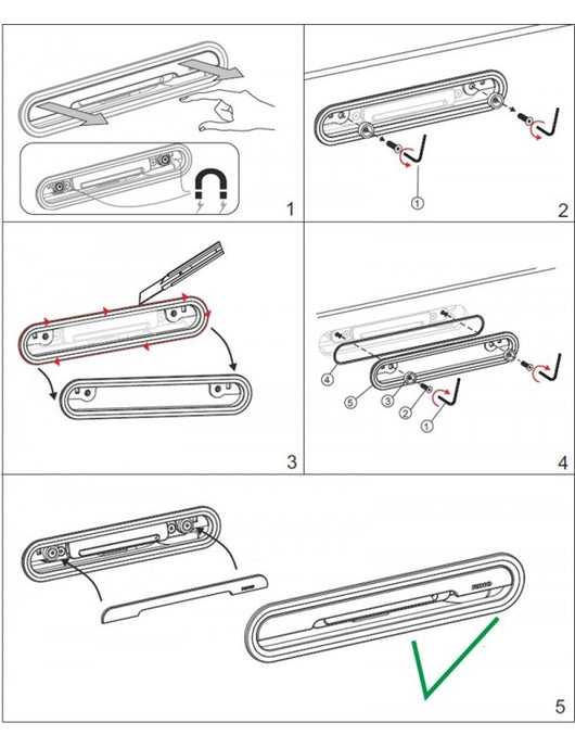 Coperchio troppo pieno spazzolato RIHO FALL