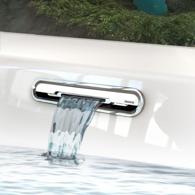 Coperchio troppopieno cromato RIHO FALL