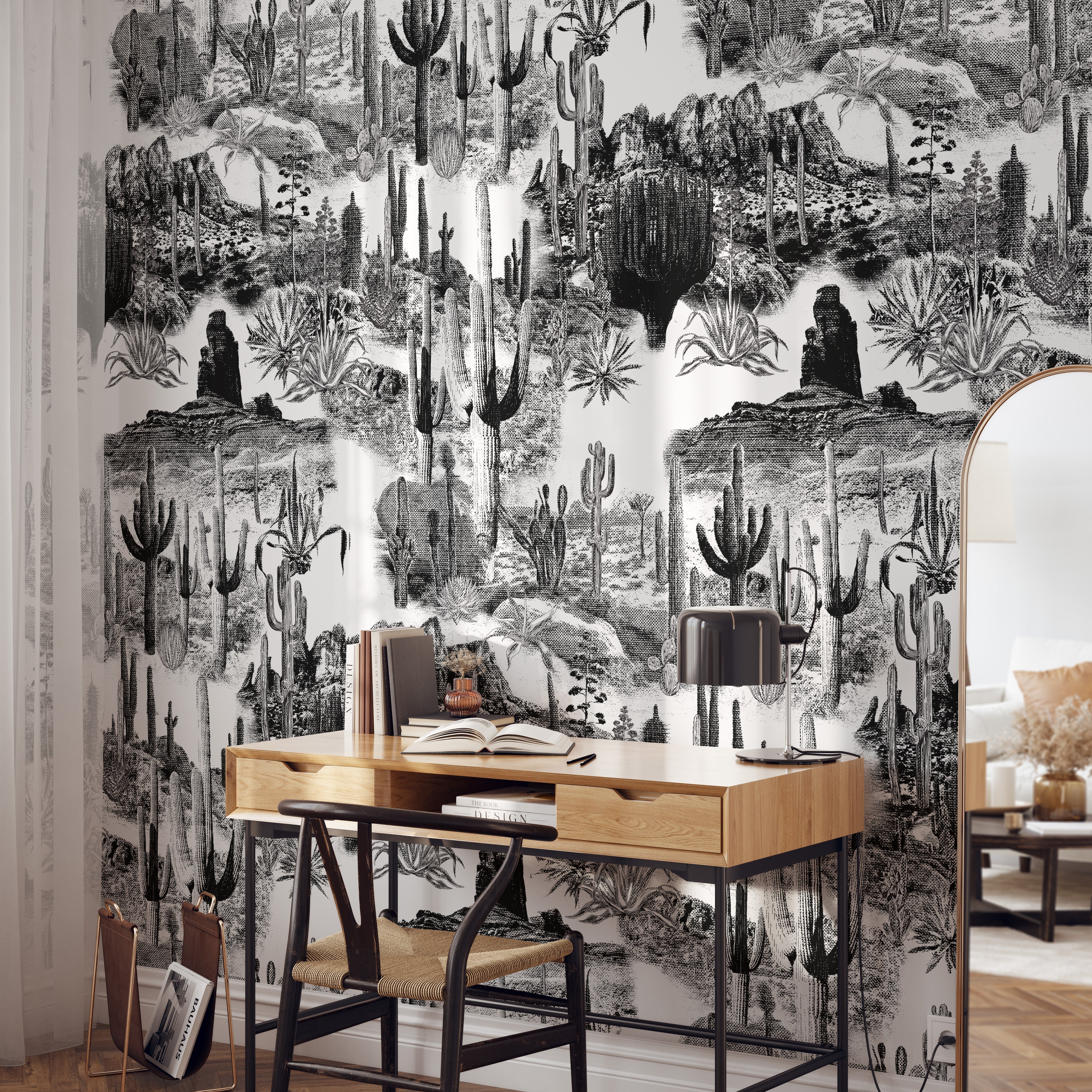 Carta da Parati Cactus Carta Vegana 250x200cm 5,5mq 