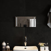 Specchio da bagno LED Trasparente 40 x 20 cm vetro temperato 42045791