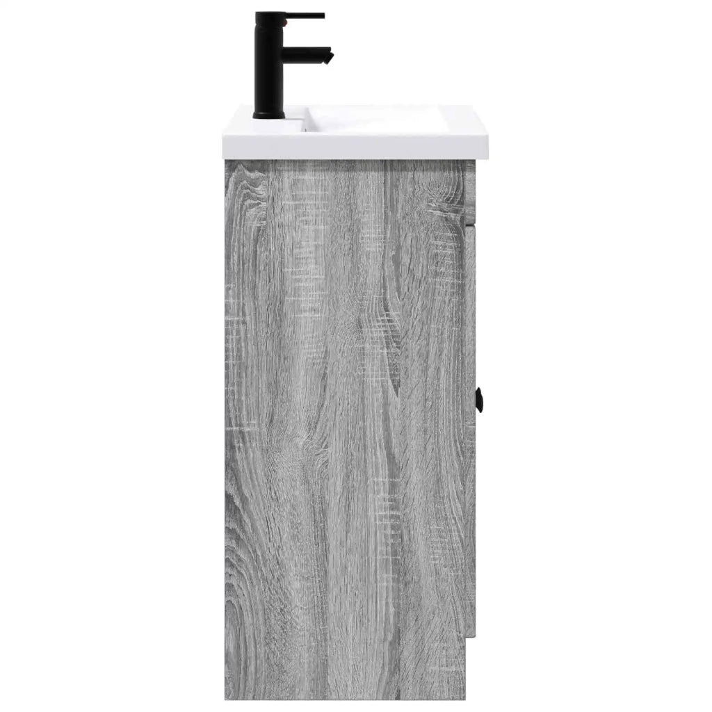 Set di mobili per il bagno Sonoma grigio 56 x 37,5 x 81 cm 3404190