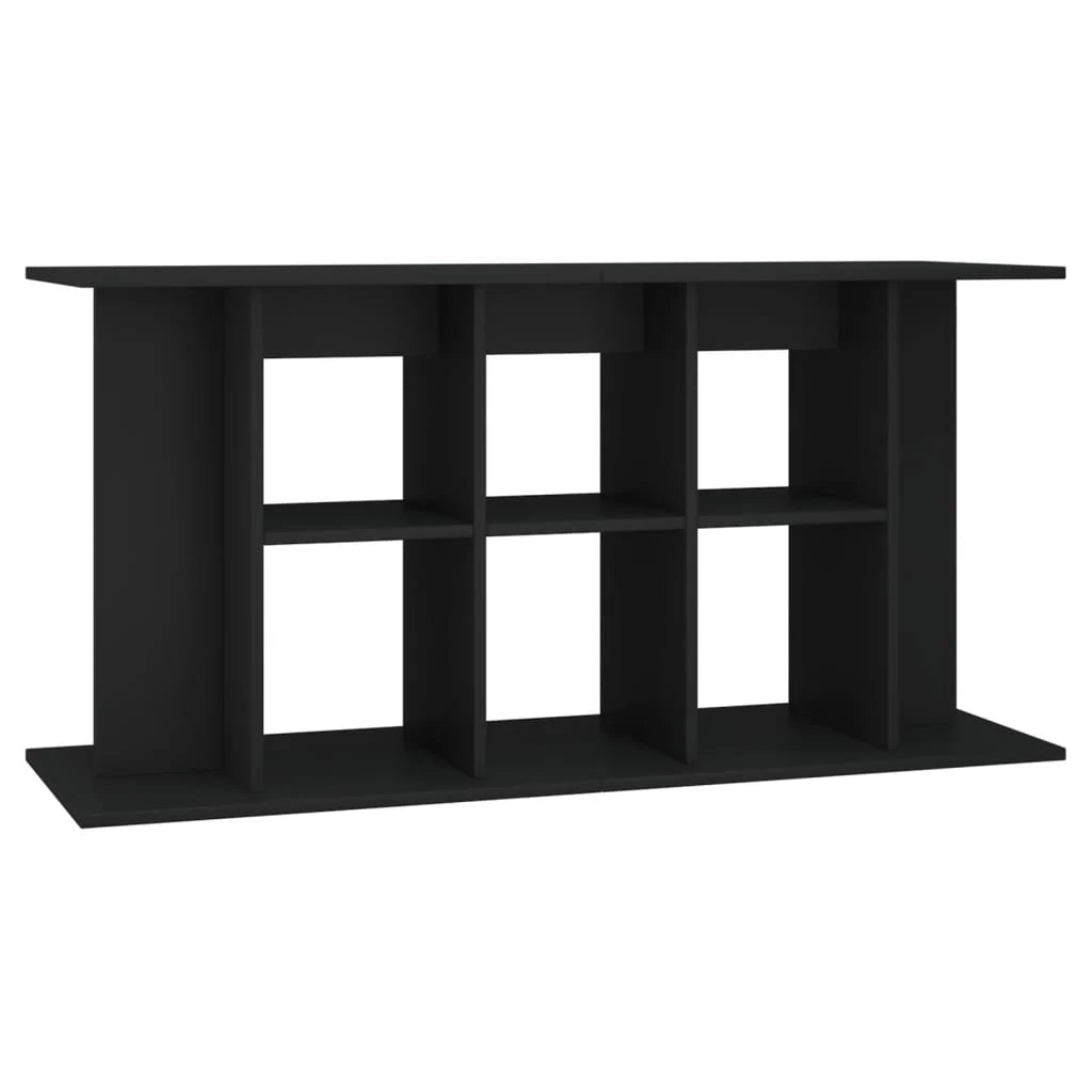 Base per mobiletto per acquario 120 x 40 x 60 cm legno ingegnerizzato nero 02_0045050