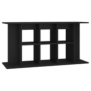Base per mobiletto per acquario 120 x 40 x 60 cm legno ingegnerizzato nero 02_0045050