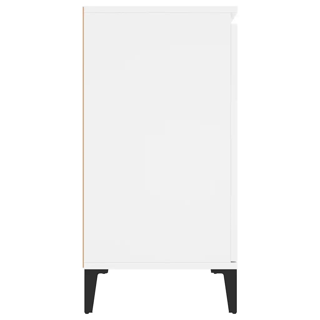 Credenza Bianca 102x35x70 cm in Legno Multistrato 806112