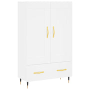 Buffet credenza cassettiera mobiletto mobile contenitore organizer cucina soggiorno salotto alto 69,5 x 31 x 115 cm legno ingegnerizzato bianco 02_0032512