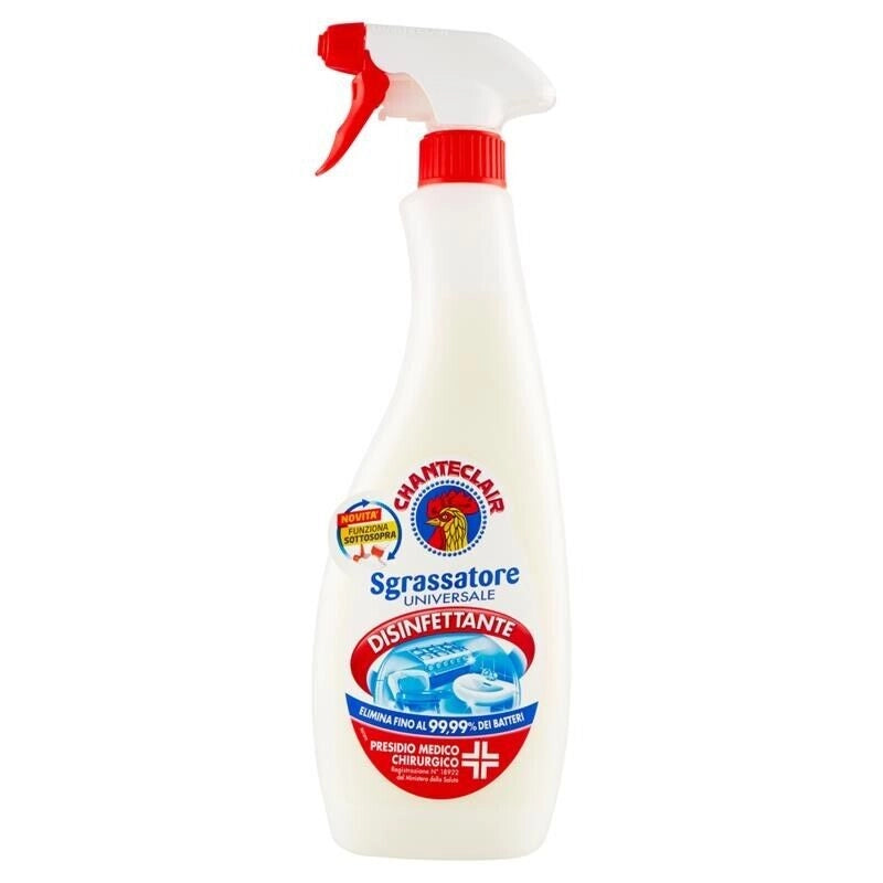 CHANTECLAIR SET 3 PZ  SGRASSATORE UNIVERSALE 700 ML DISINFETTANTE 99,99