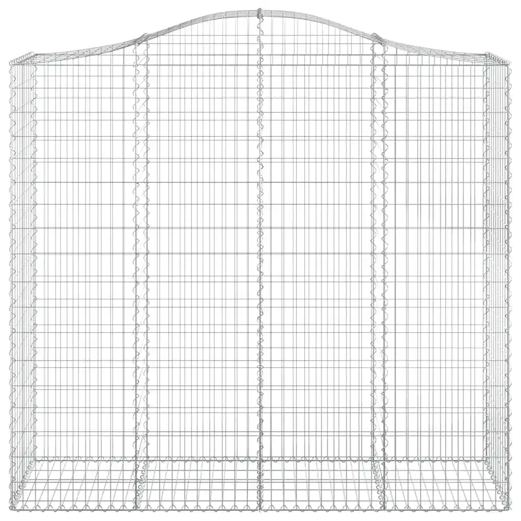 Cesti Gabbioni ad Arco 2 pz 200x50x180/200 cm Ferro Zincato 3145724