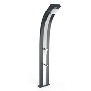 Doccia Tradizionale Dada In Alluminio Con Miscelatore E Lavapiedi Colore Antrcite/Inox Cv-D325/7016-I