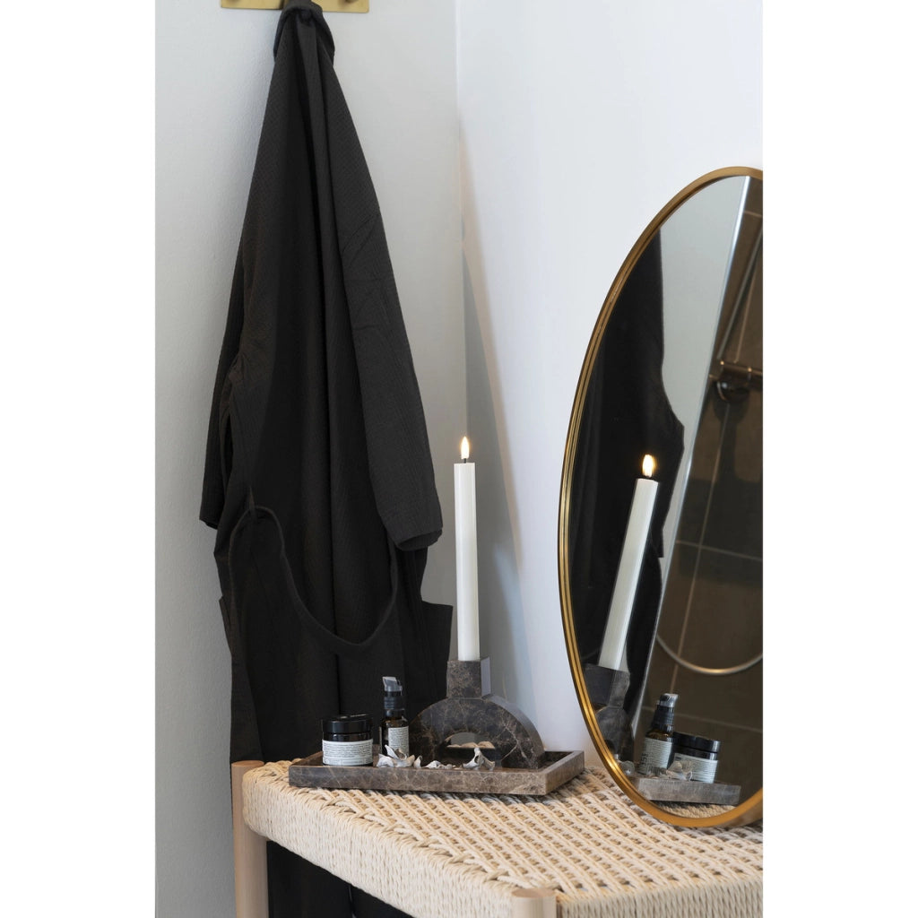 Panca Abano, Marrone, Legno, 35x80x45 cm