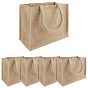 Borse in juta 5 pcs Naturale 26 x 22 x 14 cm 100% Juta Tossa 42012272