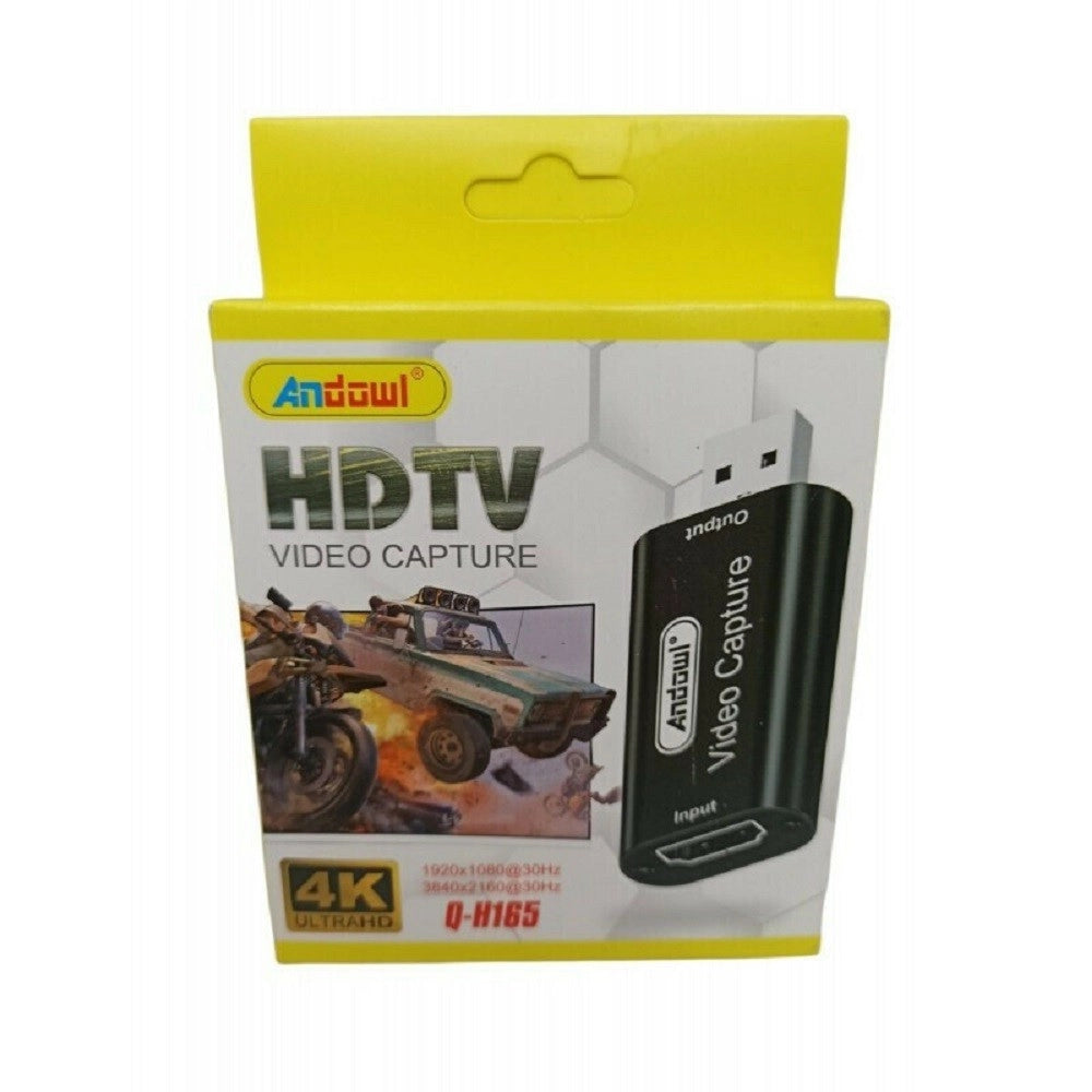 Trade Shop - Scheda Acquisizione Video Connessione Usb Hdmi Video Capture Hd Tv 4k Q-h165 Pc -