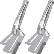 Due pezzi - Spiedini a doppia faccia - Spiedini per frittura - per frittura di pesce - Clip a forma di lama - Clip per bistecche - Clip per bistecche - Clip per frittura - 25,8*7,2 cm - acciaio inossidabile