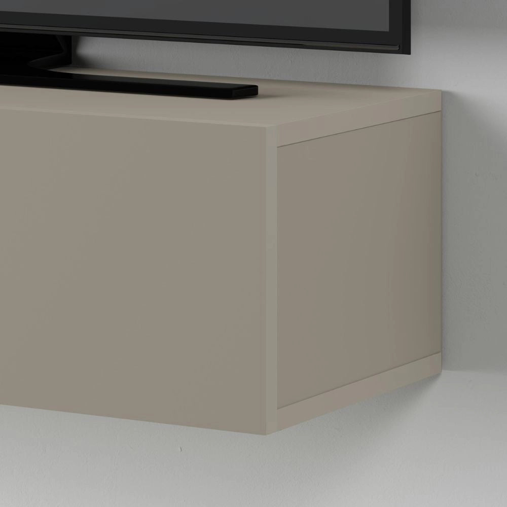 Mobile porta Tv sospeso ante a ribalta Francy colore cashmere 135
