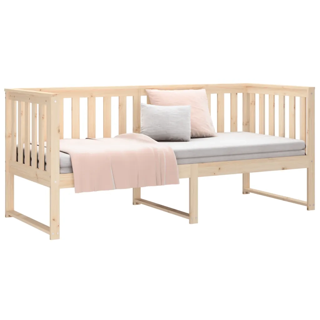 Dormeuse senza Materasso 80x200 cm in Legno Massello di Pino
