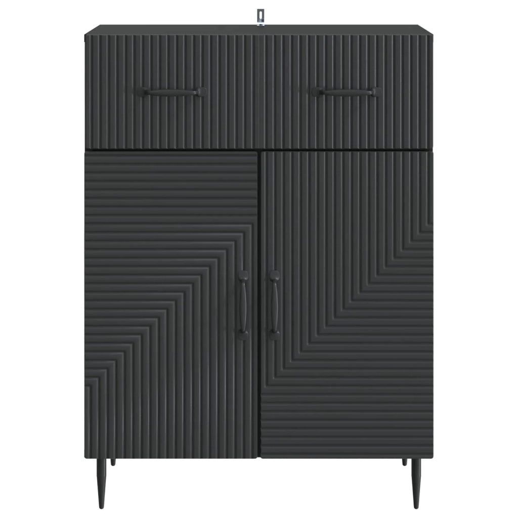 Credenza Nero 66 x 34,5 x 89,5 cm Legno ingegnerizzato 894866