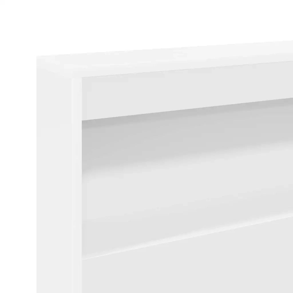 vidaXL Testata contenitore Bianco 100 cm Legno multistrato